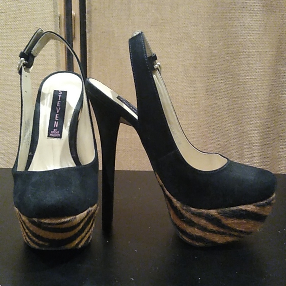 Steven by Steve Madden 6  inch Heels. 6.5 Size made in Brazil, Lexa description